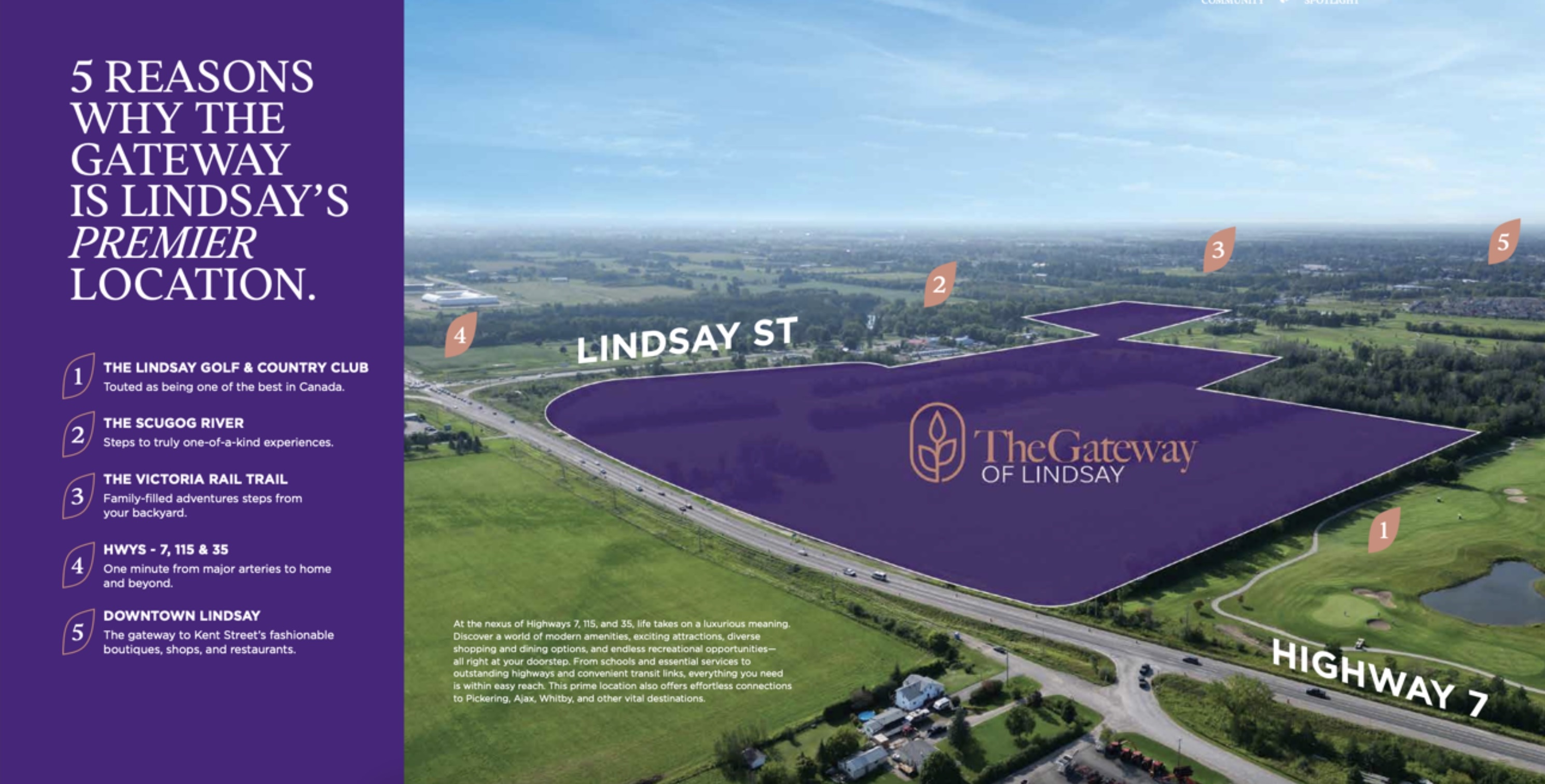 Gateway of Lindsay Map